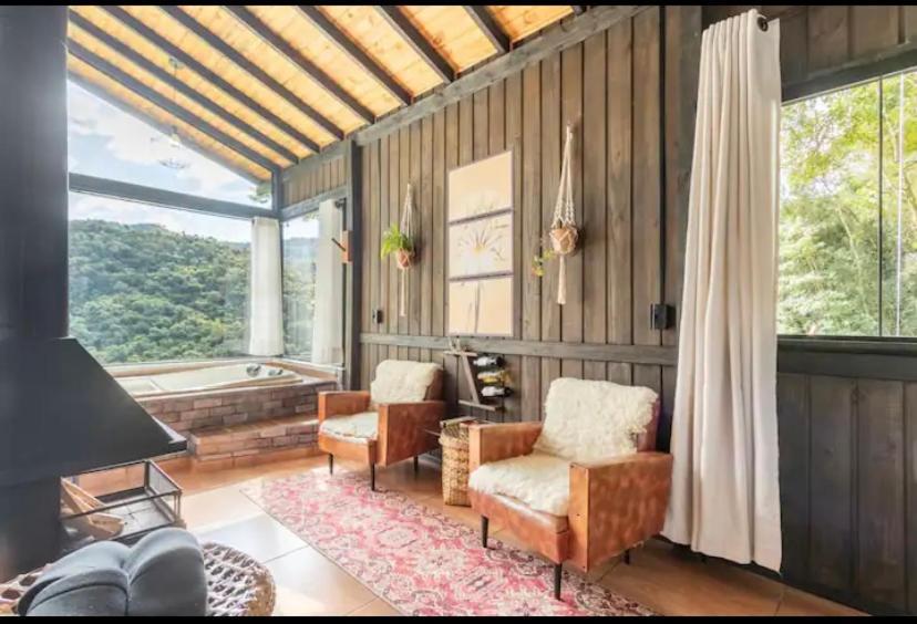 Cabana Sassafras Com Hidromassagem 阿尔弗雷多瓦格内尔 外观 照片