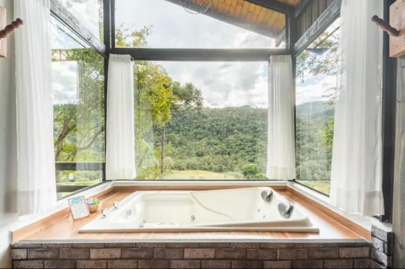 Cabana Sassafras Com Hidromassagem 阿尔弗雷多瓦格内尔 外观 照片